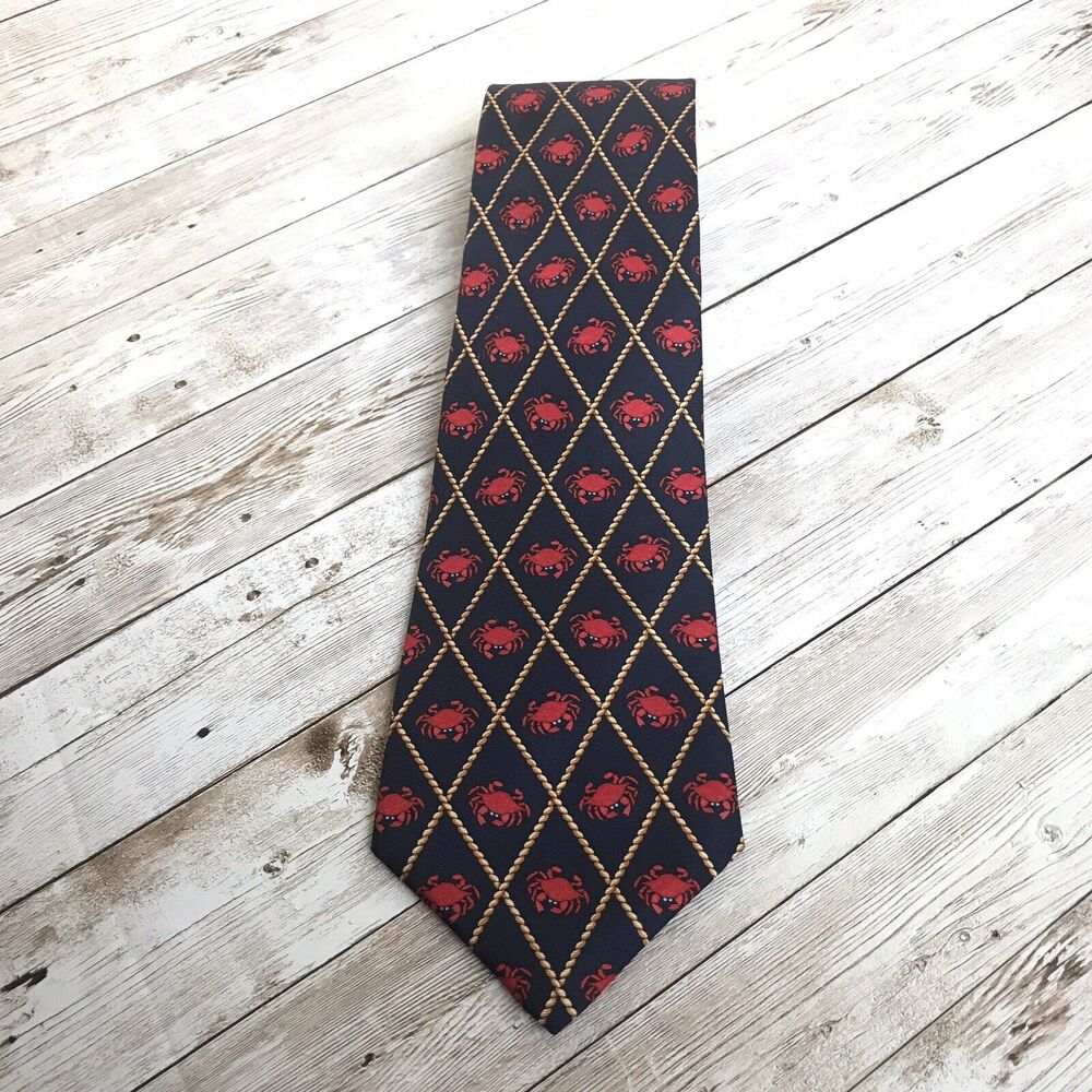 Alynn Neckwear Crabs Men's Neck Tie